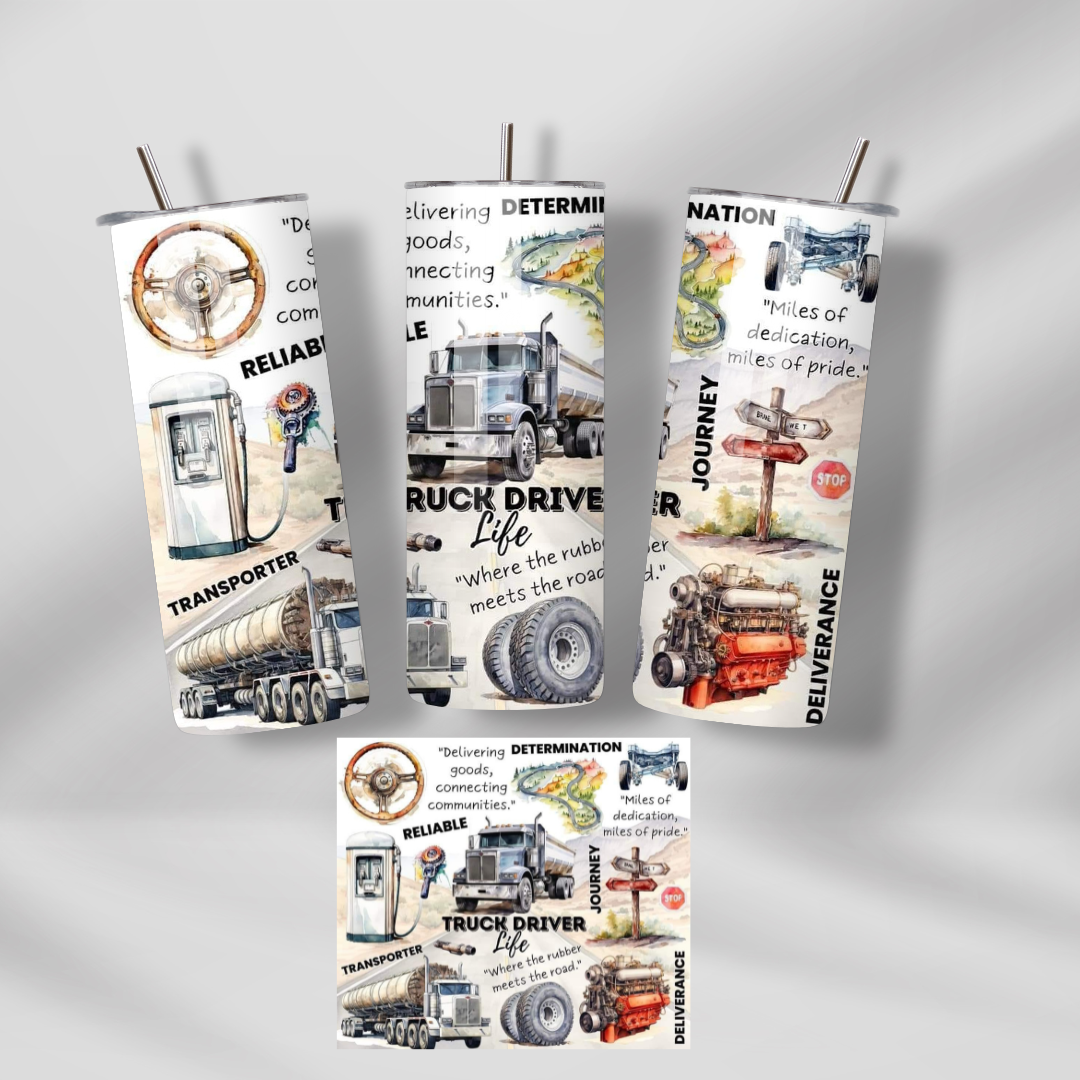 Truck Driver 20oz Tumbler