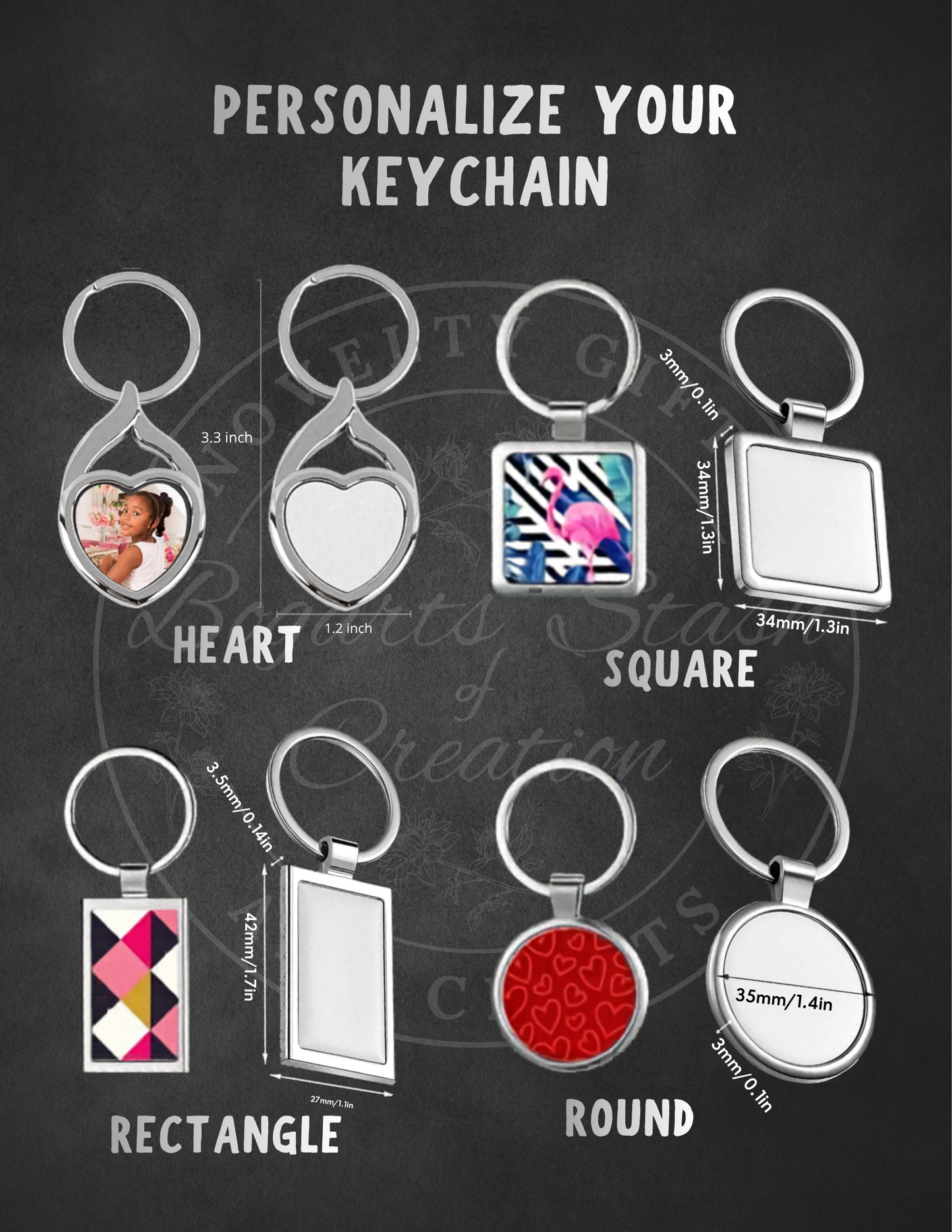 Make It Personal Custom Keychain