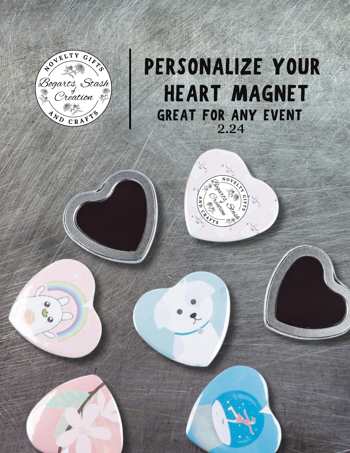 Custom Button Fridge Magnets