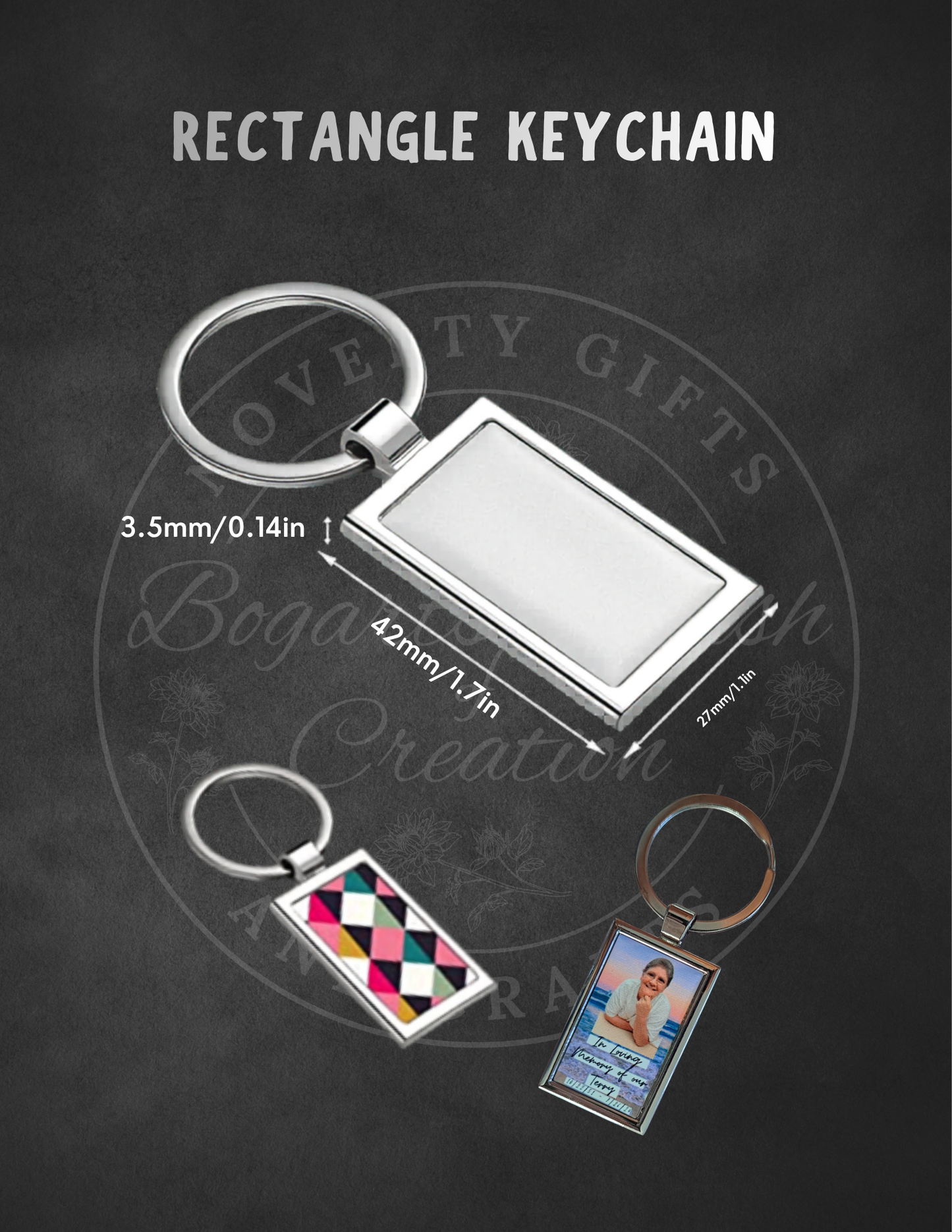 Make It Personal Custom Keychain
