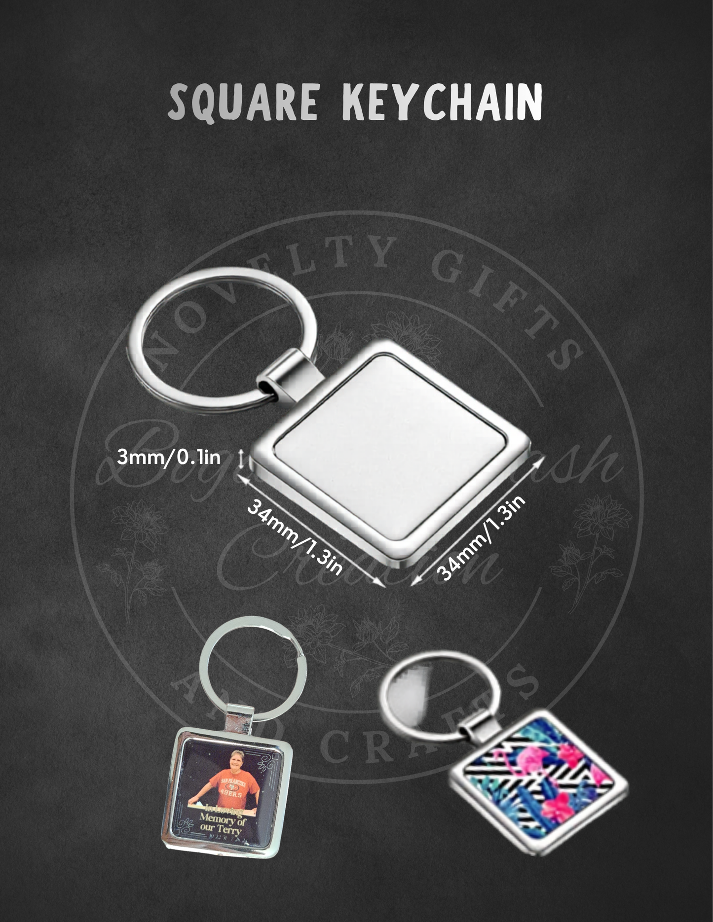 Make It Personal Custom Keychain